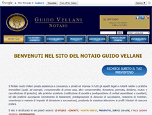 Tablet Screenshot of notaiovellani.it